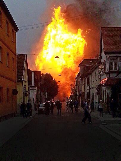 Bei der verheerenden Explosion kam ein Mensch ums Leben.