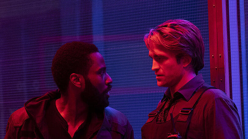Robert Pattinson und John David Washington in Christopher Nolans "Tenet".
