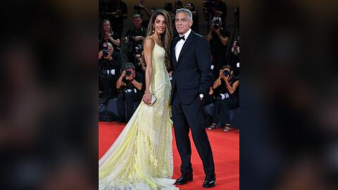 Amal und George Clooney beim Filmfestival in Venedig.