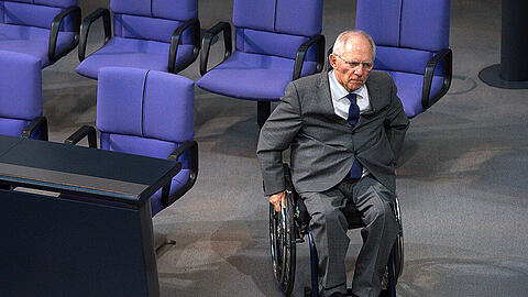 Bundesfinanzminister Wolfgang Schäuble geht weiter von der "Schwarzen Null" aus