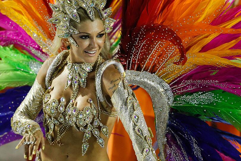 Samba in Rio 2012: Die Bilder vom Zuckerhut. Mit Fergie und Jennifer Lopez