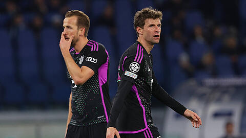 Auch Harry Kane und Thomas Müller gelang in Rom wenig.