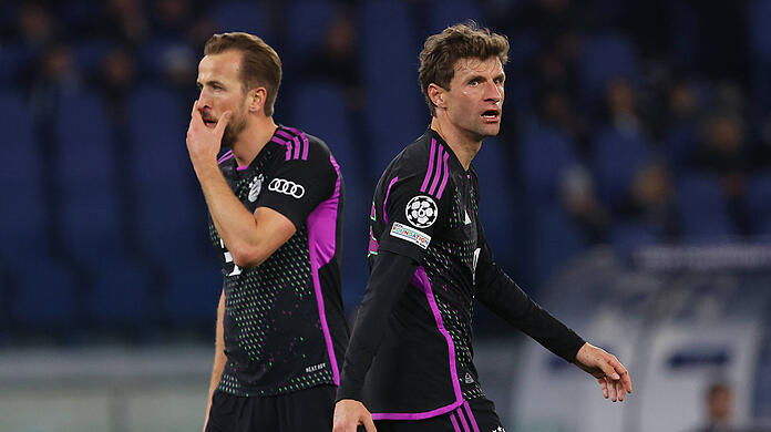 Auch Harry Kane und Thomas Müller gelang in Rom wenig.