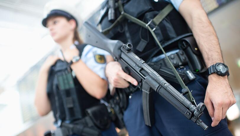 Bundespolizei am M&uuml;nchner Flughafen (Archivbild).