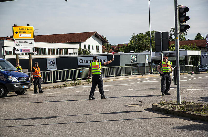 Blindgänger-Fund in Traunstein. Alle Bilder von Bombe und Entschärfung.