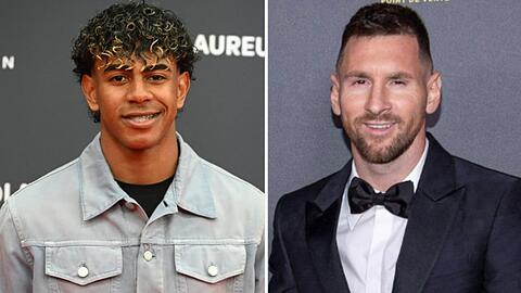 Lamine Yamal vs. Lionel Messi (r.) oder Spanien gegen Argentinien - das Sonntagsprogramm d&uuml;rfte das Finale der Fu&szlig;ball-WM im ZDF dominieren.
