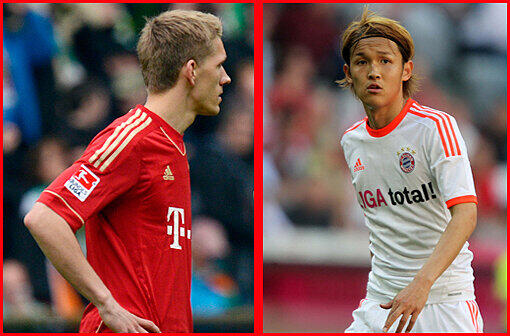 Die Bank-Kumpel:Nils Petersen saß so oft neben Takashi Usami auf der Bank, dass er ein paar Worte Japanisch lernte.