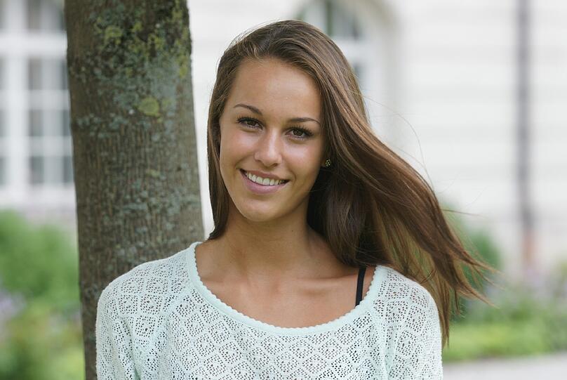Musik und Sport ist alles für Giulia Schmitt (17). Die Bilder vom Shooting mit der AZ.