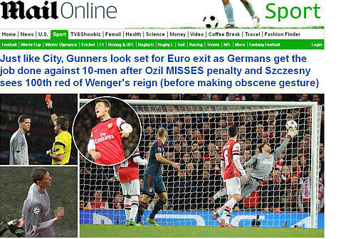 Der FC Bayern München schlägt Arsenal London mit 2:0 im Achtelfinale der Champions League. Wir haben die Pressestimmen zum Spiel gesammelt.
