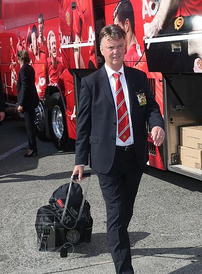 Die Manchester United-Stars bei der Ankunft in Seattle