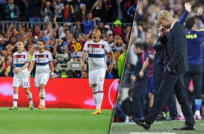 Am Ende hieß es 3:0 für Barcelona. Ein Auftritt im Camp Nou, den sich Pep Guardiola und seine Bayern sicher anders vorgestellt haben.