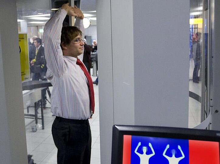 Kontrolle am Flughafen