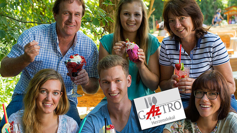 Die Beeren-Familie: Hinten links Josef Hofreiter, daneben Katrin, die Verlobte von Sohn Thomas und Maria Hofreiter. Vorn Josef Tochter Stefanie, Sohn Thomas und Tochter Monika.