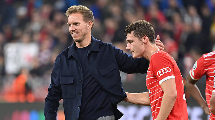 Für Julian Nagelsmann (li.) ist Pavards Alkoholfahrt abgehakt.