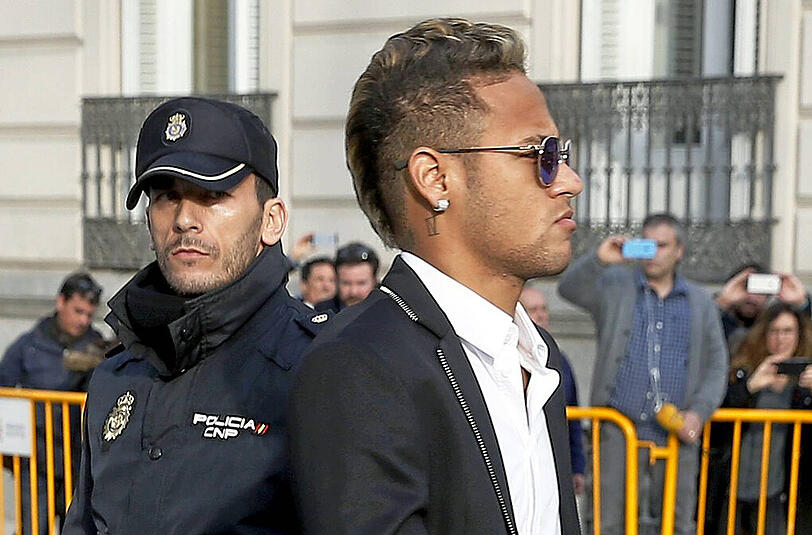 Im Visier der brasilianischen Justiz: Barcelonas Star-Stürmer Neymar.