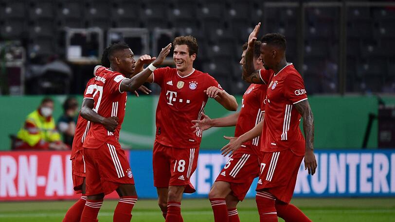 Die Bayern holten sich gegen Leverkusen zum 20. Mal den DFB-Pokal.