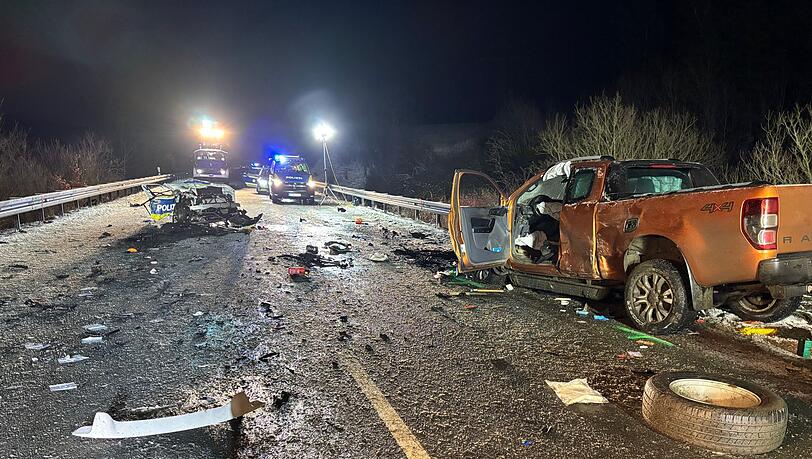 Bei einem Verkehrsunfall kam ein Polizeibeamter ums Leben. (Handout)