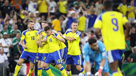 Yasin Ayari lie&szlig; Schweden schon fr&uuml;h jubeln.