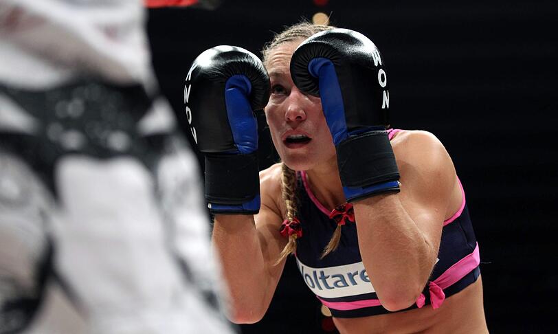 Christine Theiss im Ring.