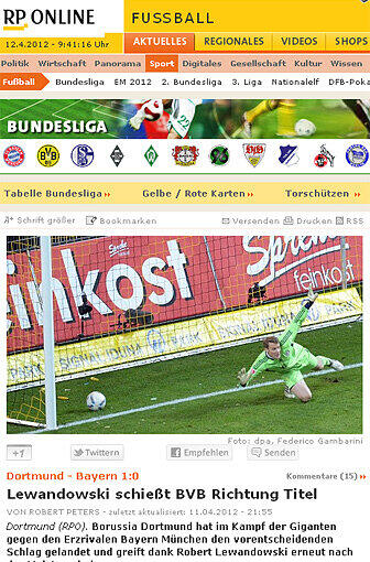 FC Bayern: Dortmund gegen Bayern: Die Pressestimmen - FC Bayern - Abendzeitung München
