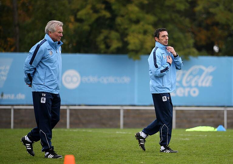 Das erste Training mit dem neuen Co-Trainer Sven Kmetsch.