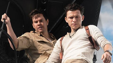 "Uncharted" mit Tom Holland (r.) und Mark Wahlberg ist nur eine von vielen Videospielverfilmungen.