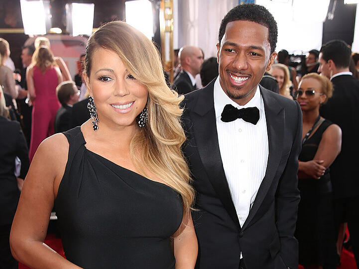 Ein Bild aus glücklicheren Tagen: das Ehepaar Mariah Carey und Nick Cannon bei den Screen Actors Guild Awards im Januar in Los Angeles