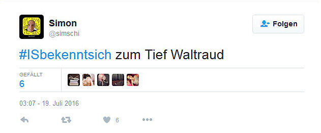 Unter dem Hashtag #ISbekenntsich schieben die Twitter-User dem IS die Verantwortung für Unannehmlichkeiten des Alltags zu.
