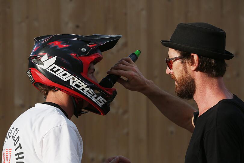 Models und Mountainbiker am Flughafen: Die Bilder vom "Schöne Münchnerin"-Wildcard-Event beim "Bike & Style"-Festival zum Durchklicken.