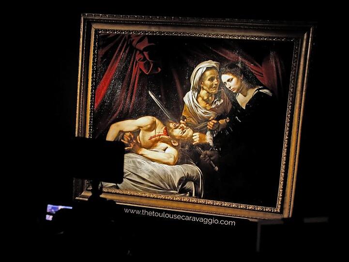 Das Gemälde "Judith und Holofernes" wurde 2014 auf einem Dachboden in einem Bauernhaus in Toulouse wiederentdeckt.