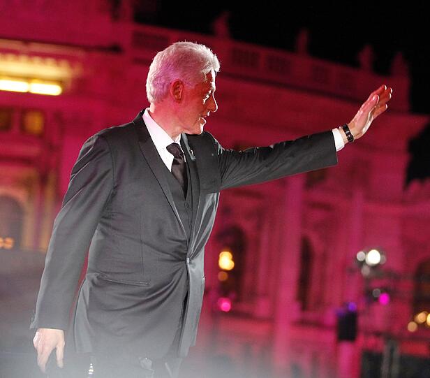 Prominenter Botschafter für den weltweiten Kampf gegen Aids: der ehemalige US-Präsident Bill Clinton.