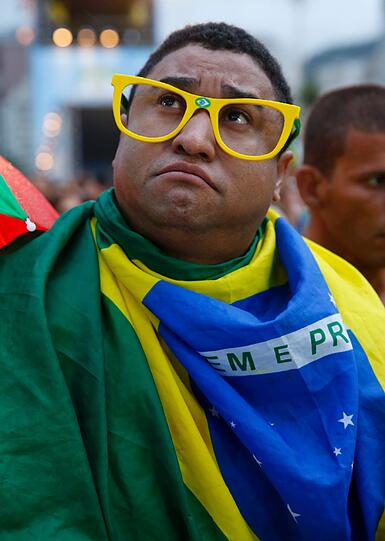 Aus der Traum für die Brasilianer: So reagieren die Fans auf die Blamage gegen Deutschland im Halbfinale