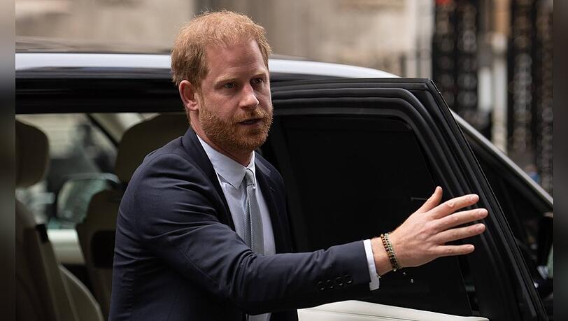 Prinz Harry Anfang Juni vor Gericht in London.