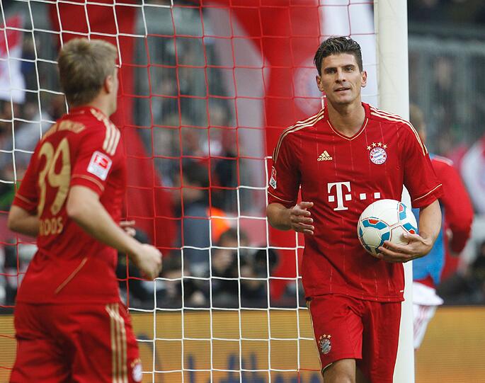 Das erste Tor schoss Mario Gomez bereits in der zweiten Spielminute.