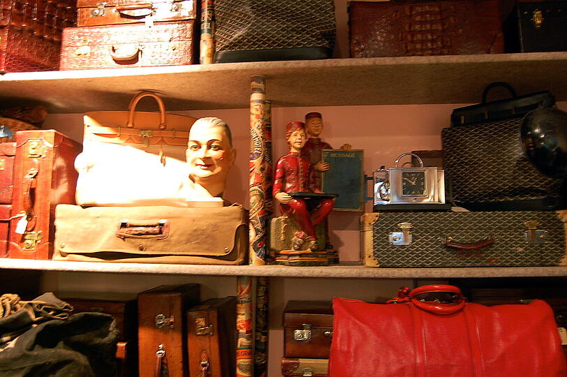 Die schönsten Münchner Second-Hand-Geschäfte: Hier: Sams & Son, Frauenhoferstraße 23, www.alte-koffer.de