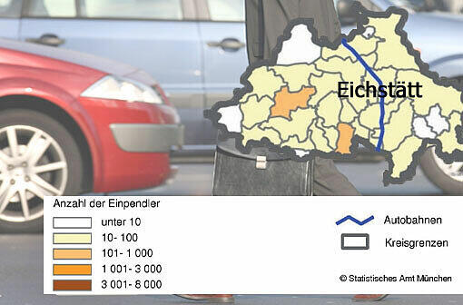 EICHSTÄTT: Einpendlerinnen 1030 Auspendler/innen 221 zusammen 1251