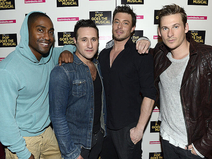 Lee Ryan (rechts) mit seinen Blue-Kollegen