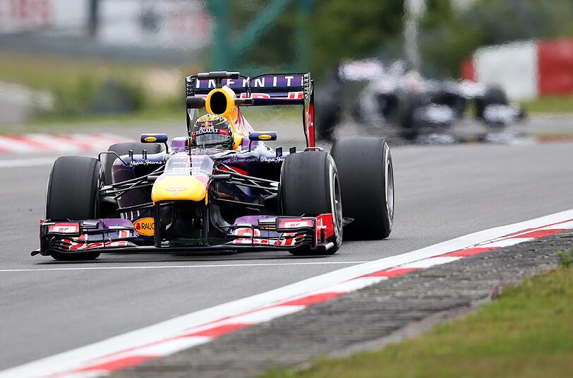 Sebastian Vettel beim Freitagstraining auf dem Nürburgring.
