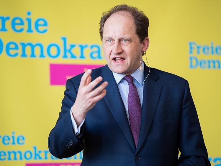 Alexander Graf Lambsdorff spricht auf einer Veranstaltung der FPD. Foto: Tom Weller/dpa/Archivbild