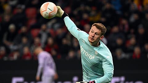 Alexander Nübel in Aktion für den AS Monaco.
