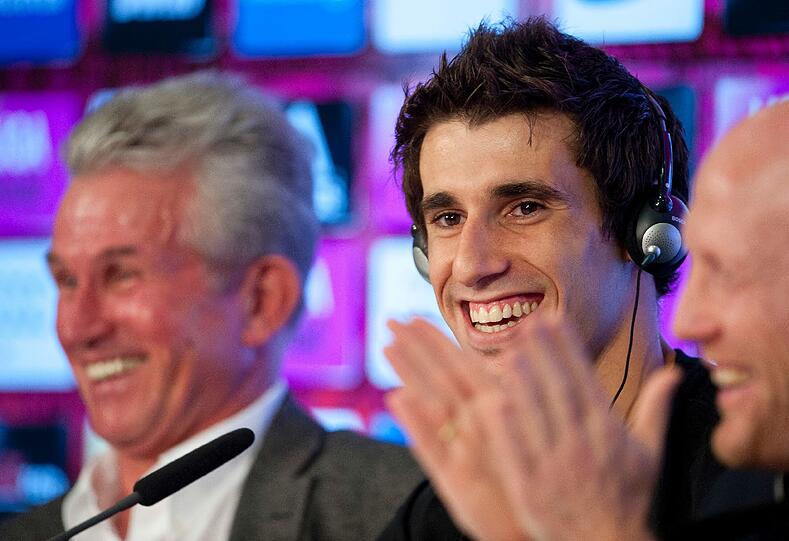 Am Donnerstag um 11.00 Uhr wurde Javier Martínez offiziell vorgestellt. Die Bilder von der Pressekonferenz in der Allianz Arena.