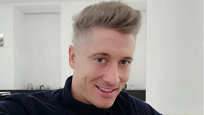 Blond statt braun: Robert Lewandowski.