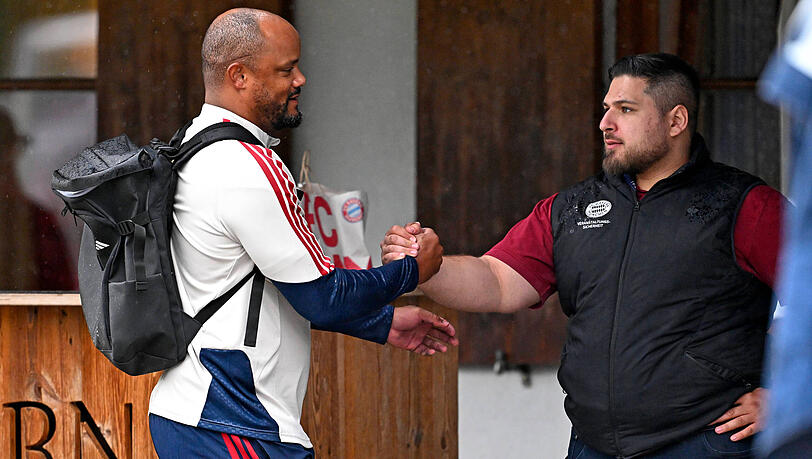 In Trainingslager am Tegernsee angekommen: Bayern-Trainer Vincent Kompany.