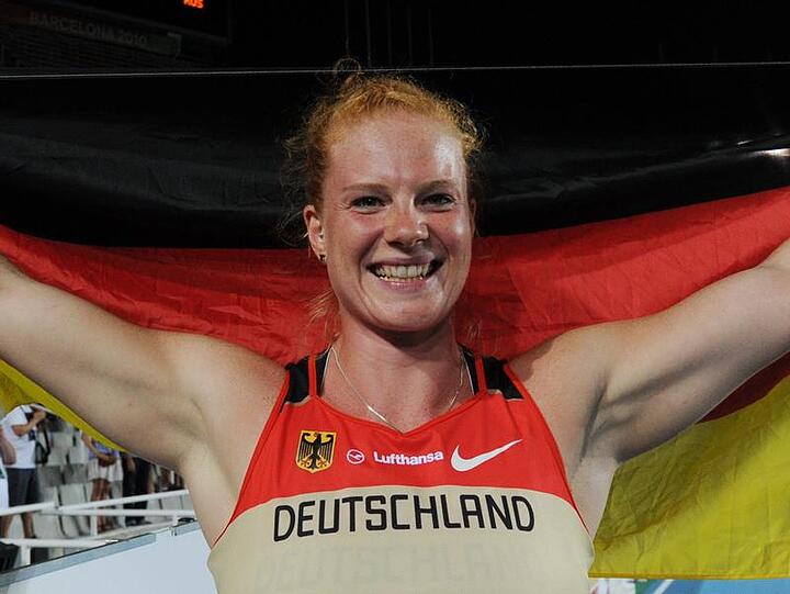 Europameisterin im Hammerwerfen: Betty Heidler.