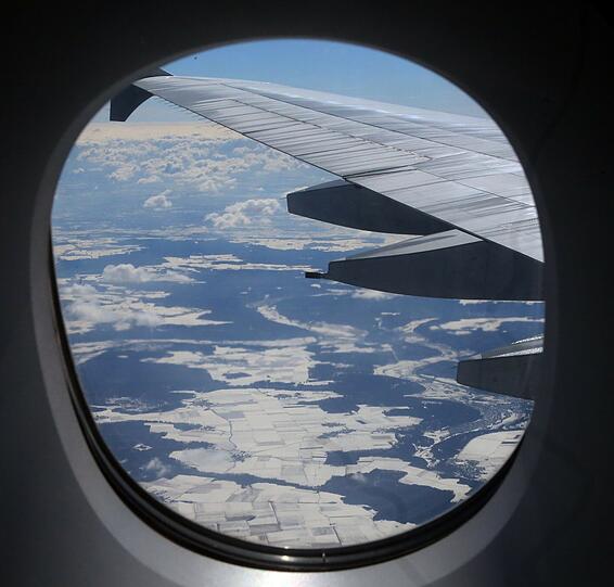 Ein Blick aus dem Fenster &ndash; ab jetzt hebt das größte Passagierflugzeug auch in München in die Lüfte ab.
