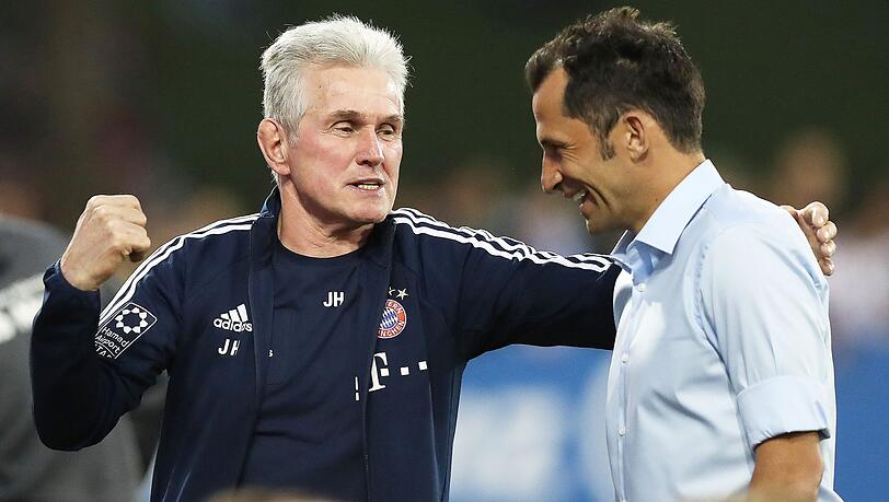 Trainer und Sportdirektor: Jupp Heynckes (li.) und Hasan Salihamidzic vom FC Bayern. Trainer und Sportdirektor: Jupp Heynckes (li.) und Hasan Salihamidzic vom FC Bayern.