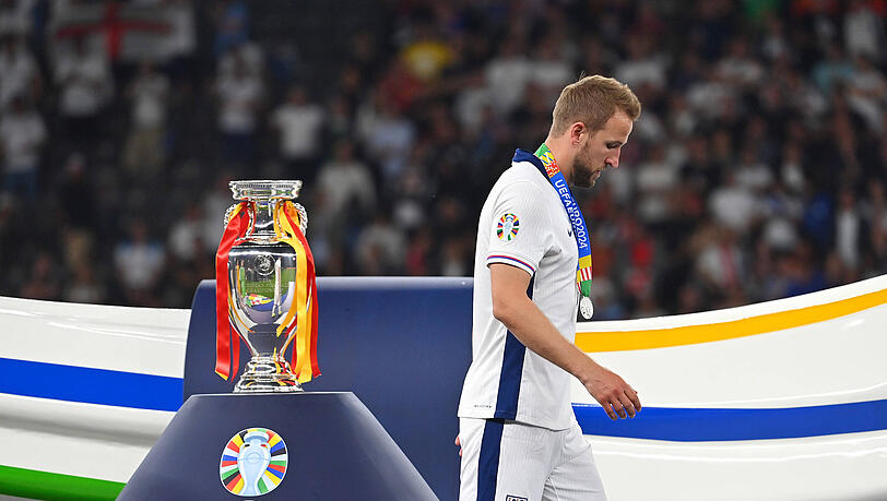 Harry Kane ist nach der erneuten Final-Pleite mit Englands enttäuscht. Harry Kane ist nach der erneuten Final-Pleite mit Englands enttäuscht.