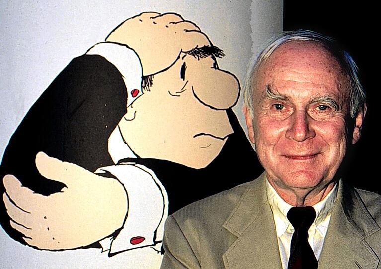 Seine wohl bekanntesten Cartoon-Figuren waren die "Knollennasenmännchen". Ab 1953 veröffentlichte Loriot auch Bücher mit den "Knollennasenmännchen"...