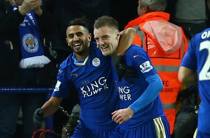 Platz 7 und 8: Riyad Mahrez (Leicester City/20) und Jamie Vardy (Leicester City/11).