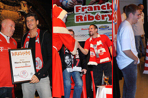 Für viele Fans war das besser als Weihnachten. Auch dieses Jahr besuchen die Stars des FC Bayern Fanclubs zwischen Unterfranken und Südtirol. Hier sehen Sie die Bilder.